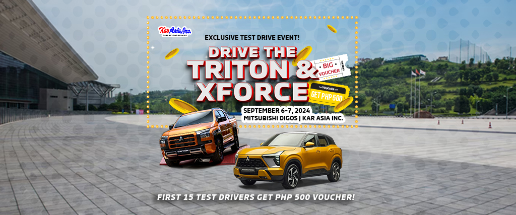 Test Drive the Mitsubishi Triton & XForce