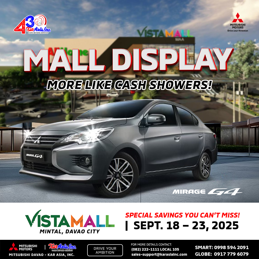 MIRAGE G4 – Vista Mall Car Display